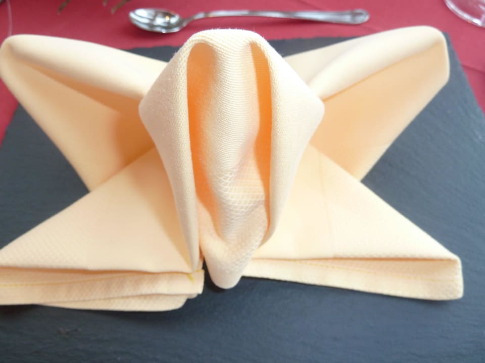 Servietten Dekoration Hotel Sonnleiten