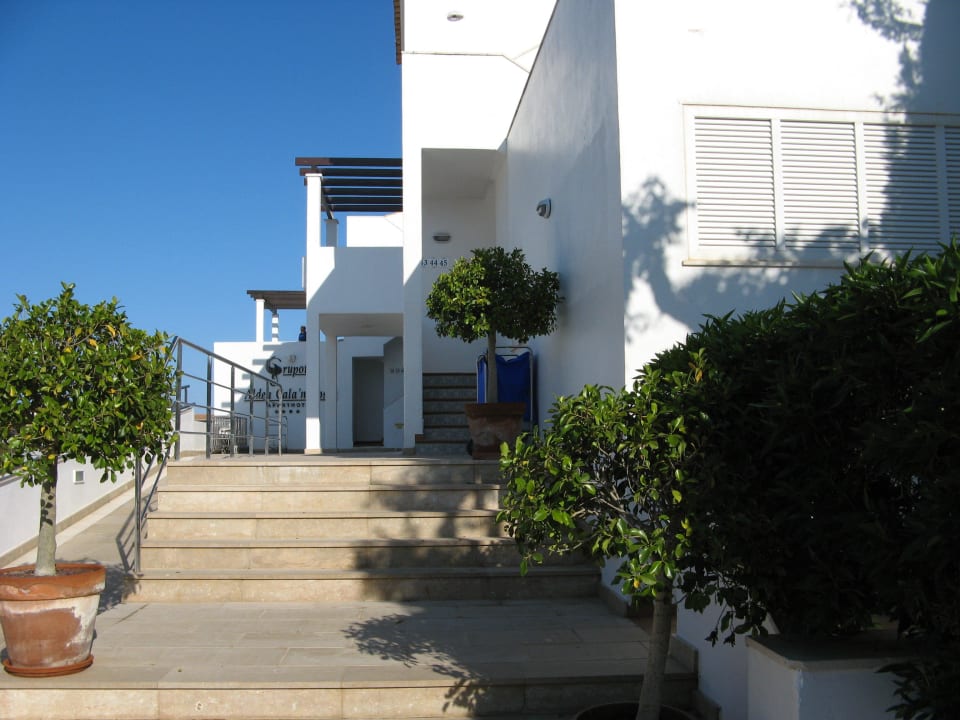 Hotelzugang Rezeption Grupotel Aldea Cala'n Bosch