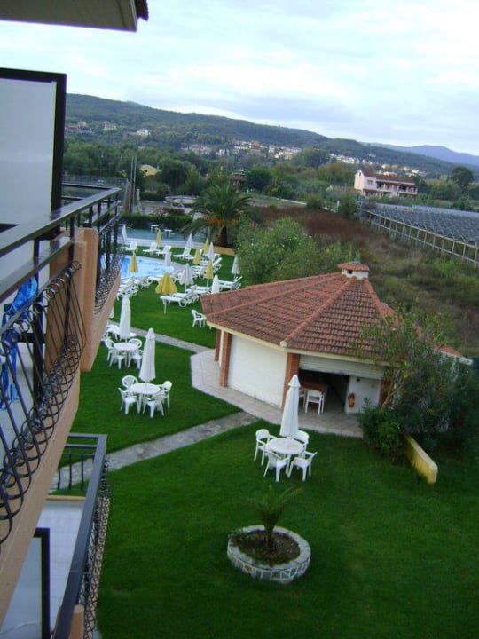 Ausblick vom Balkon Hotel Pegasus