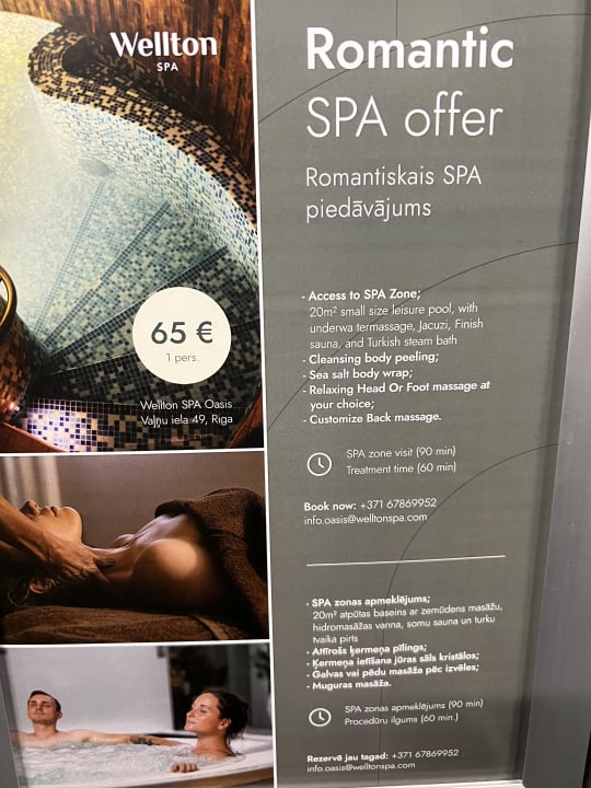 Sport & Freizeit Wellton Riga Hotel & SPA