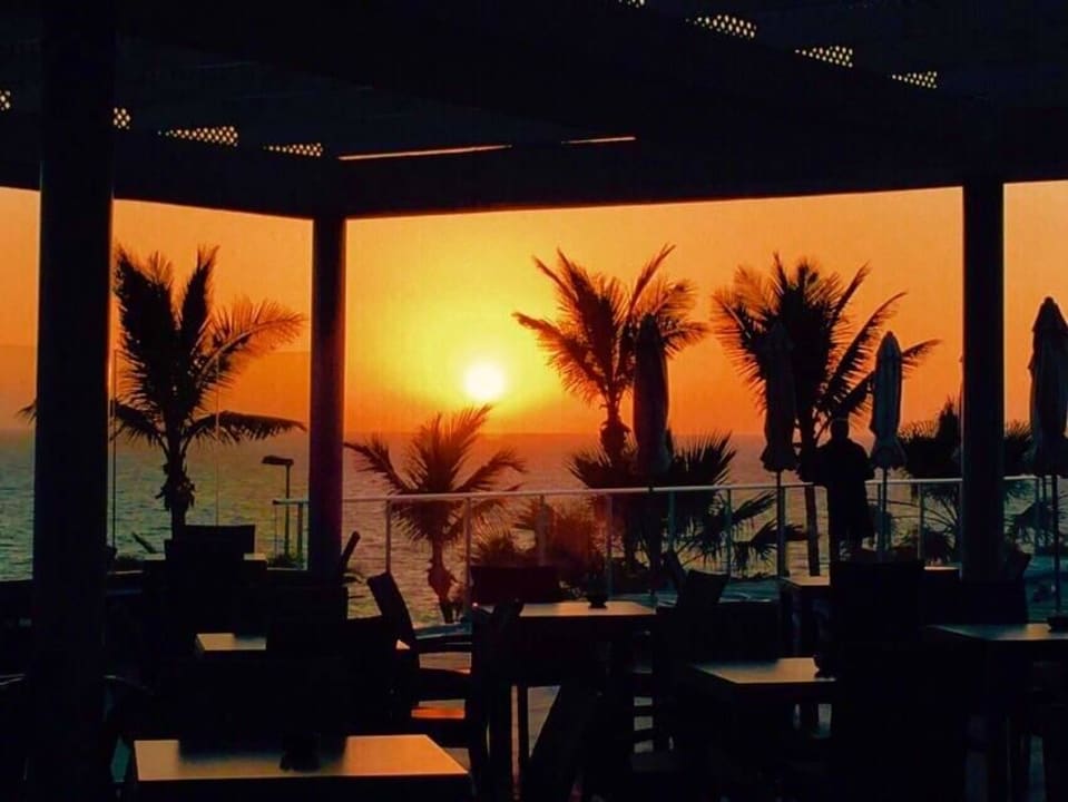 Sonnenuntergang vom Restaurant Atlantico Hotel Riu Gran Canaria