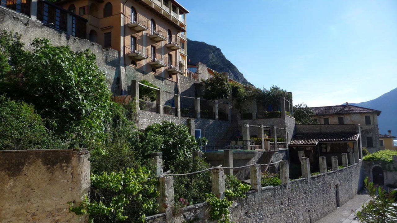 Ausblick vom Balkon Hotel all'Azzurro