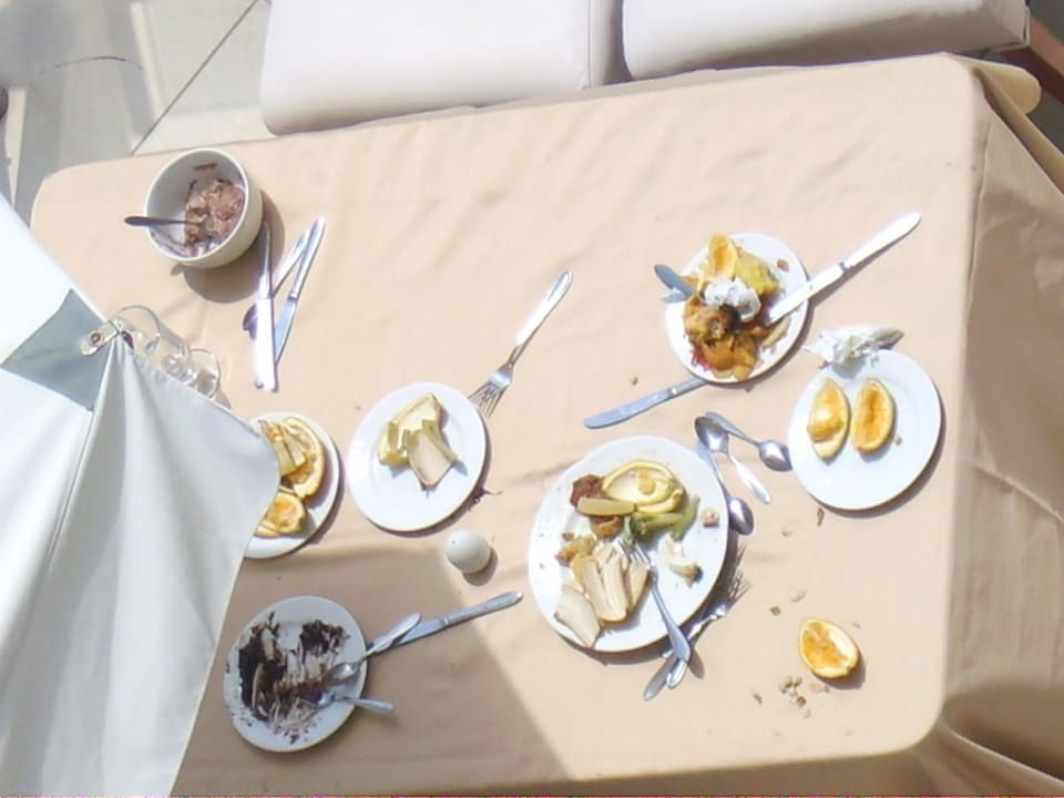 Russische "Tischkultur" Hotel Zornitza Sands