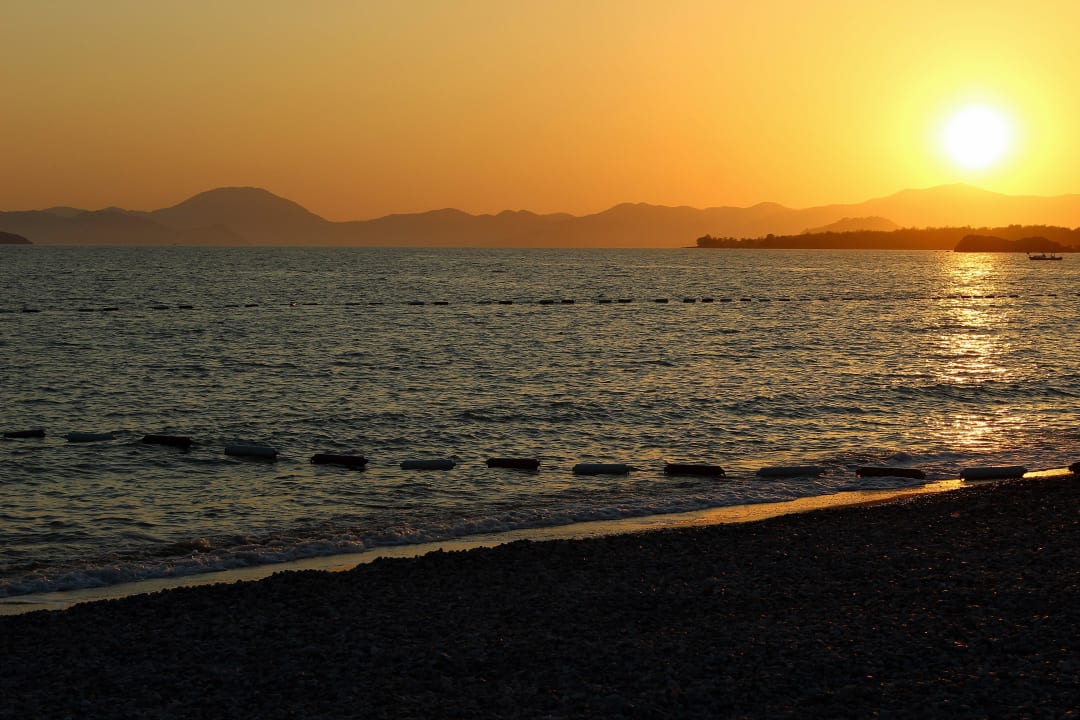 Sonnenuntergang im Jiva Jiva Beach Resort