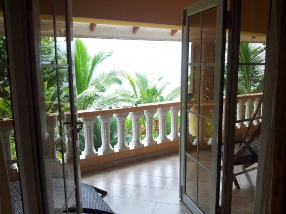 Blick auf den Balkon Villa Dorado