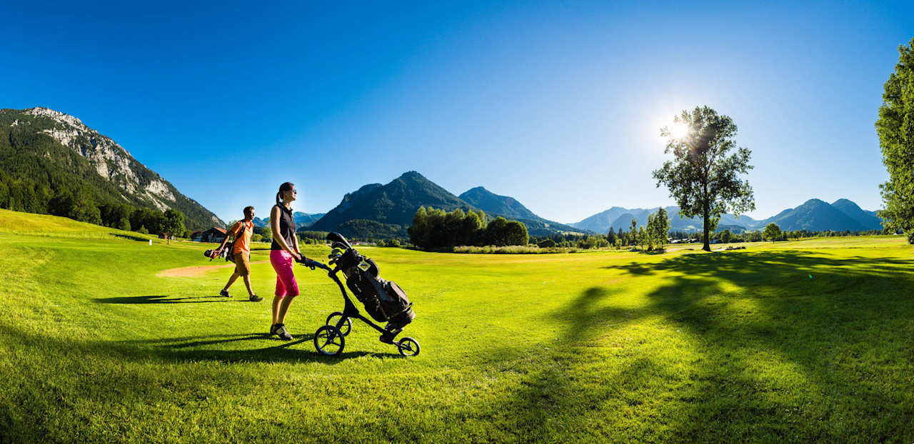 Zu Fuß zum Golfclub Ruhpolding Ferienwohnungen Fernsebner