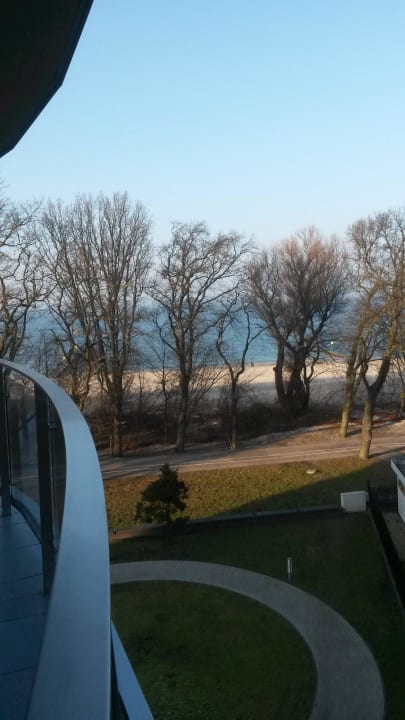 Ausblick vom Balkon Diune Hotel by Zdrojowa