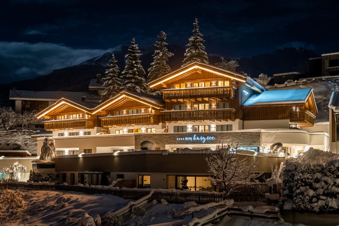 Außenansicht Alpin Chalet am Burgsee