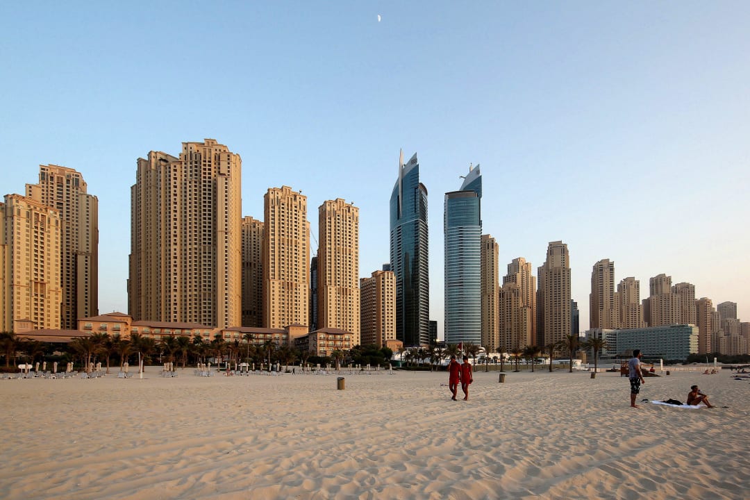 Am Strand gegen Abend The Ritz-Carlton, Dubai