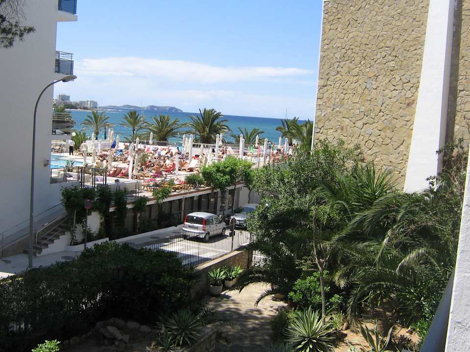 Ausblick von Zimmer 110 Hotel Osiris