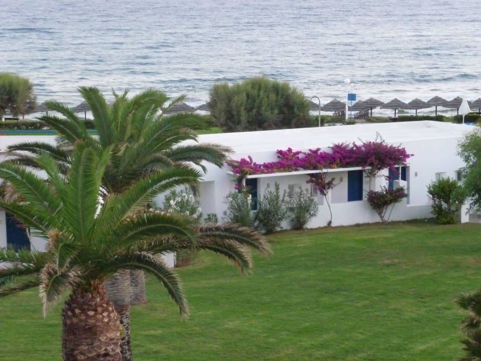 Blick vom Balkon Lyttos Beach Hotel