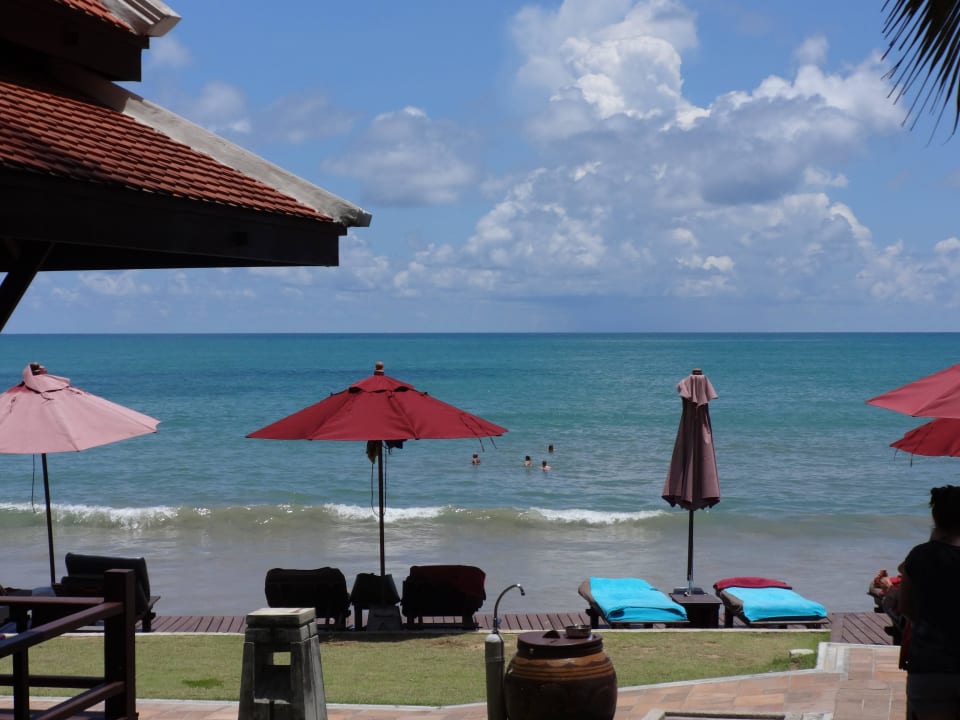 Blick zum Strand Khaolak Laguna Resort