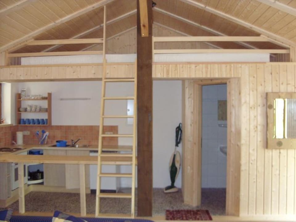 Großer Bungalow (innen) Naturcampingplatz & Ferienhäuser Am Grubensee