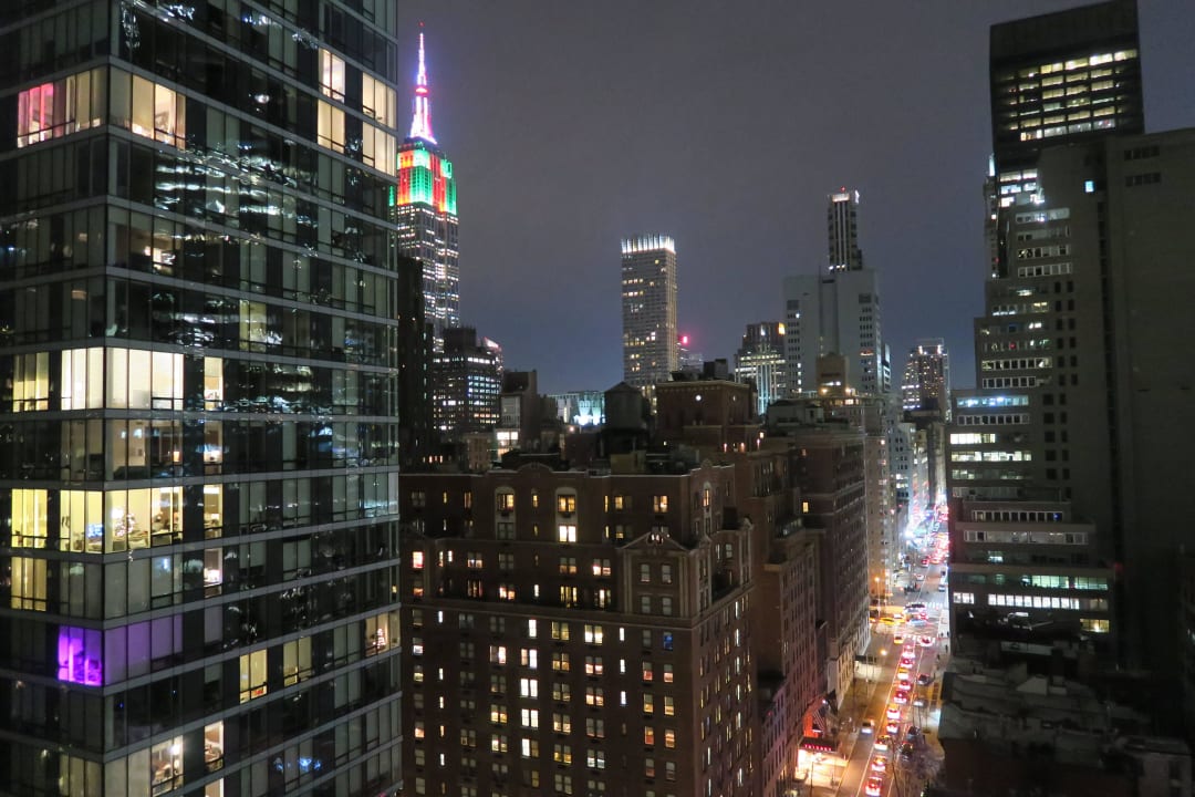 Blick vom Hotel auf das Empire State Building The Pod Hotel 39 New York