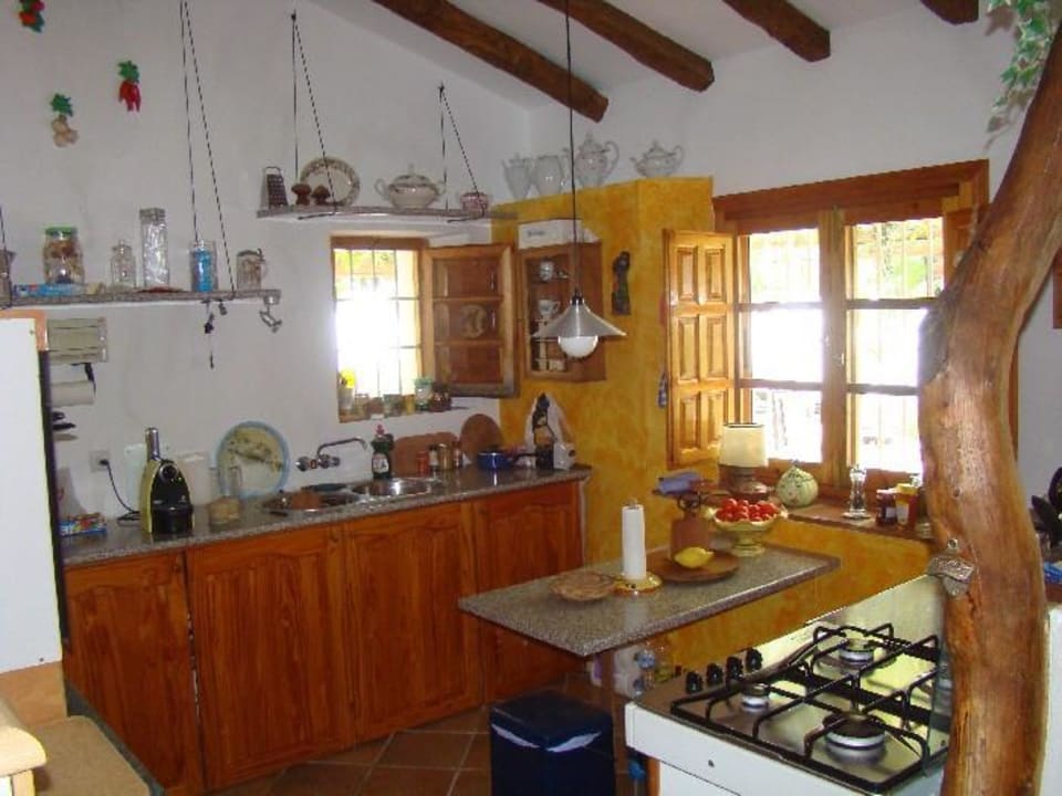 Die Küche im Haupthaus Finca Fogorate