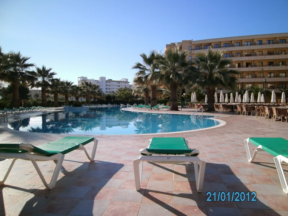 Ruhe im Januar  allsun App.-Hotel Orient Beach