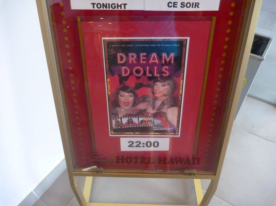 Ankündigung der Abendveranstaltungen NYX Hotel Ibiza - adults only