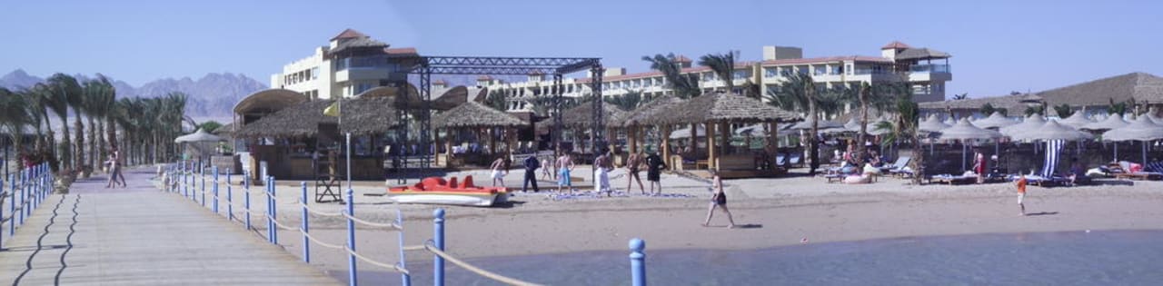 Panoramablick auf die ganze Anlage Amwaj Beach Club Abu Soma Resort
