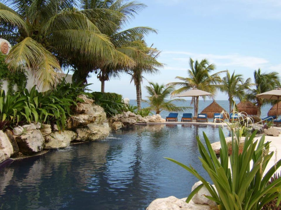 Pool am Strandreataurant Desire Riviera Maya Pearl Resort - Adults only