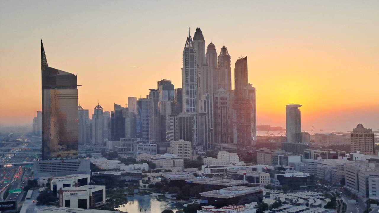 Ausblick Grand Plaza Mövenpick Media City