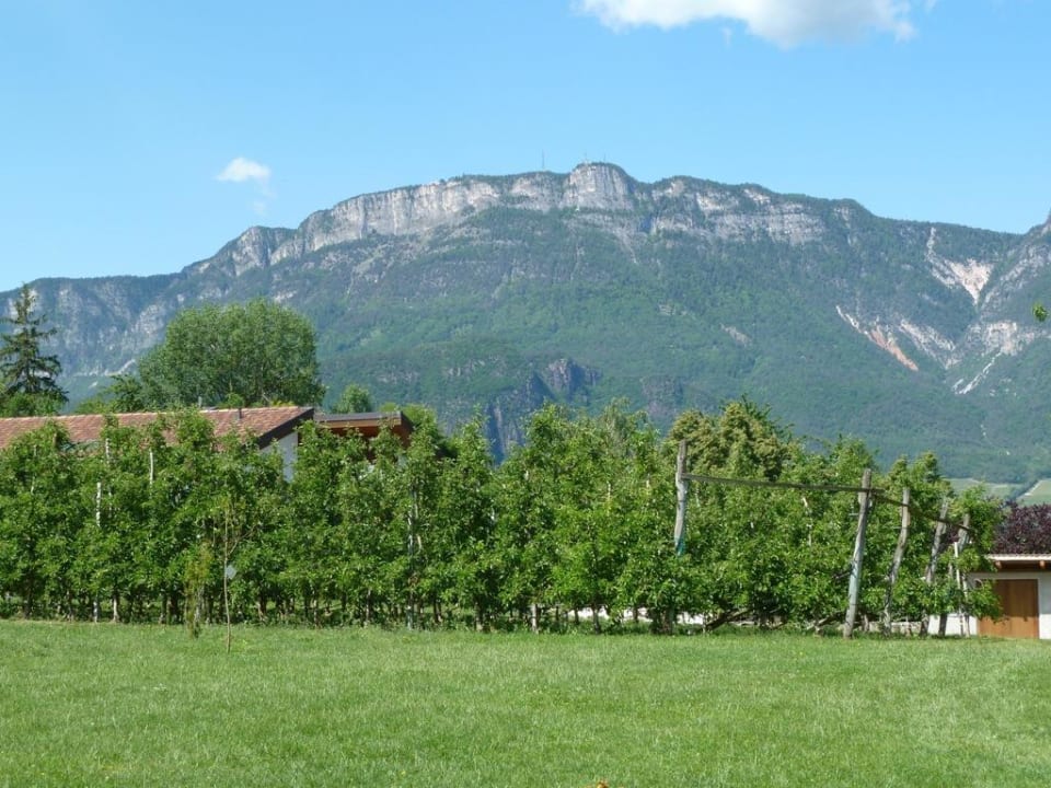 Ausblick auf den Mendelkamm Hotel Ansitz Rungghof