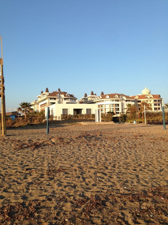 Mit Blick auf das Hotel Sherwood Dreams Resort