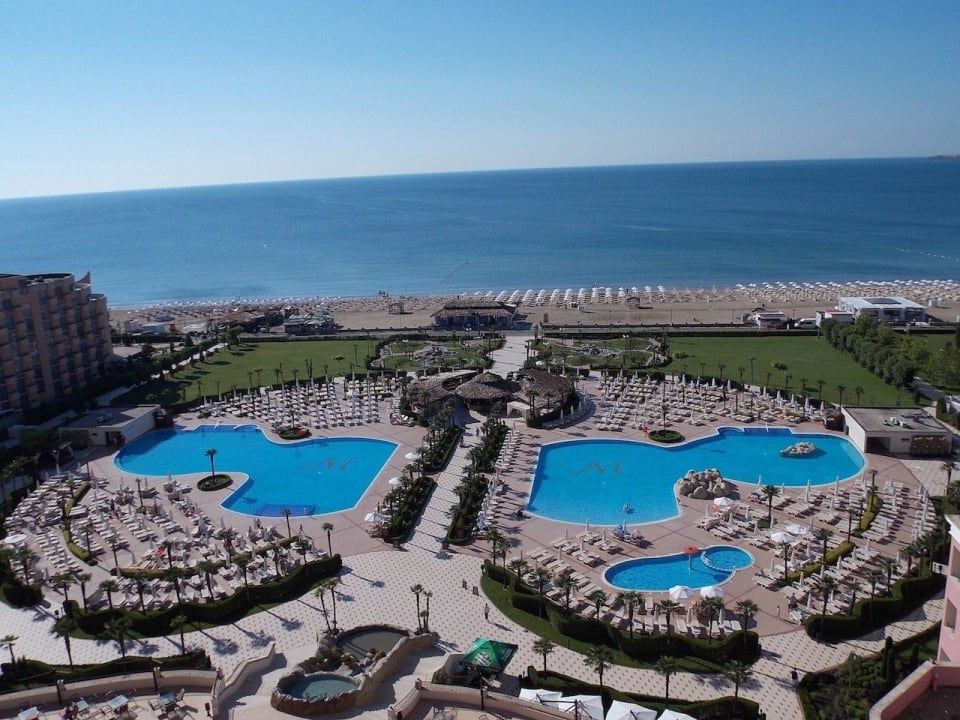 Vom Zimmerbalkon DIT Majestic Beach Resort
