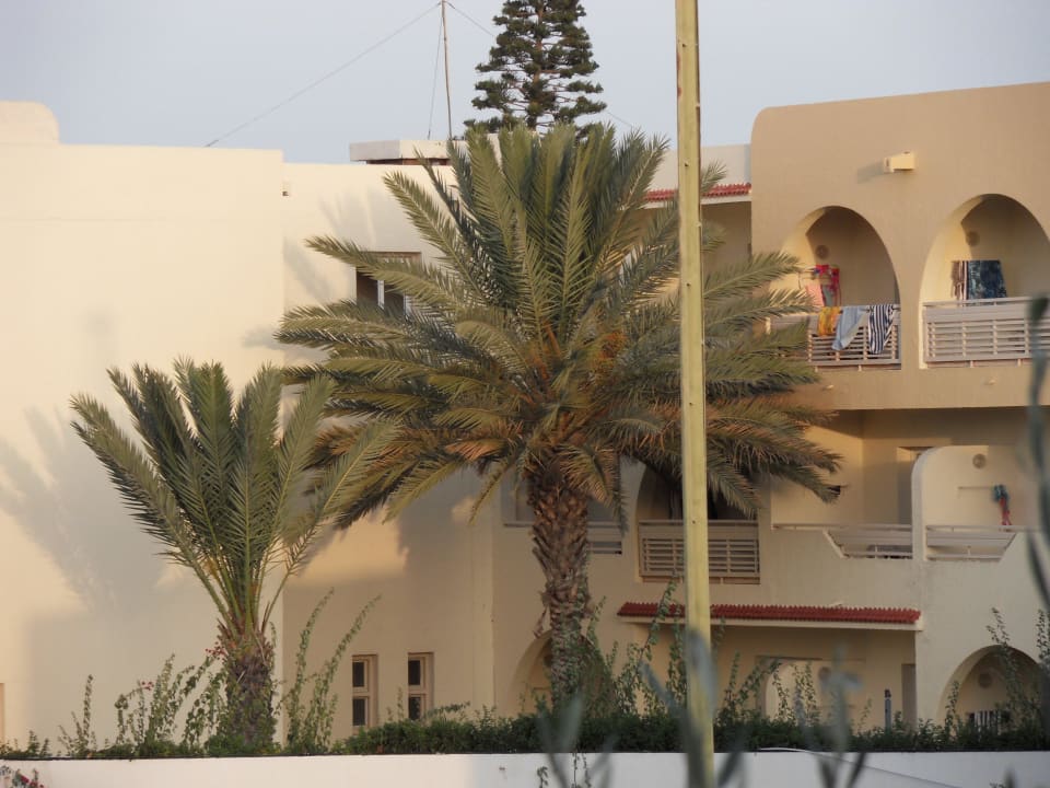Blick vom Balkon 1. Stock, Gartenseite Hotel El Mouradi Port El Kantaoui