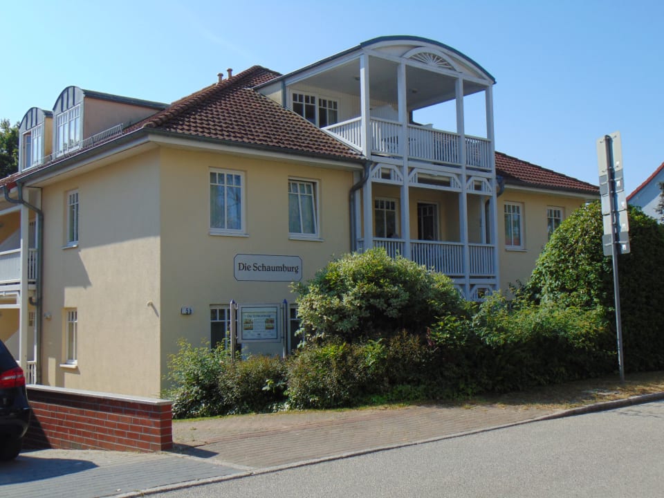 Außenansicht Ferienwohnungen in der Schaumburg