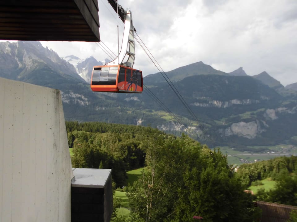 Aussicht vom Balkon Das Hotel Panorama