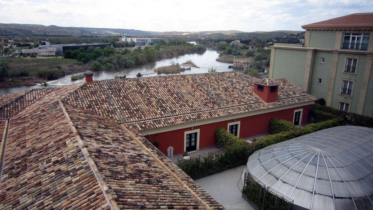 View from 4th floor lift lobby Eurostars Palacio Buenavista