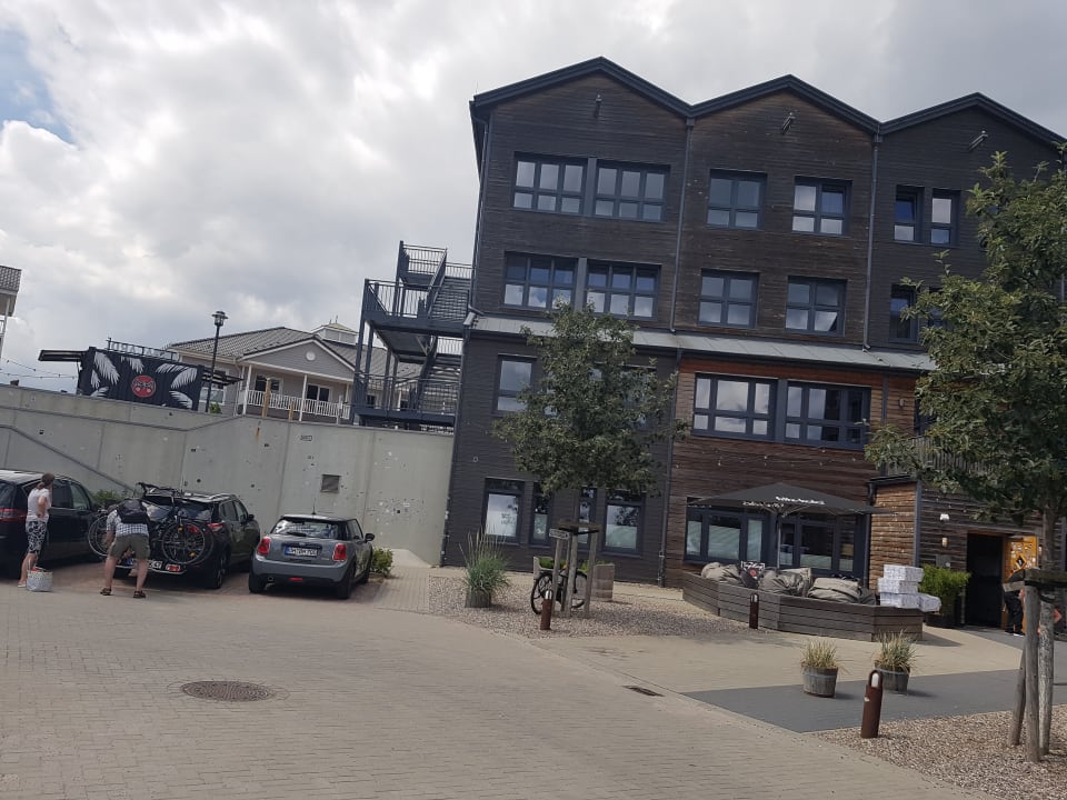 Außenansicht Bretterbude Heiligenhafen