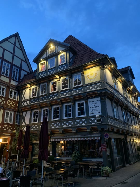 Außenansicht Fachwerk-Hotel Eisenbart