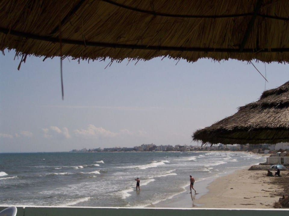 Sicht auf den Strand Hotel El Hana Palace