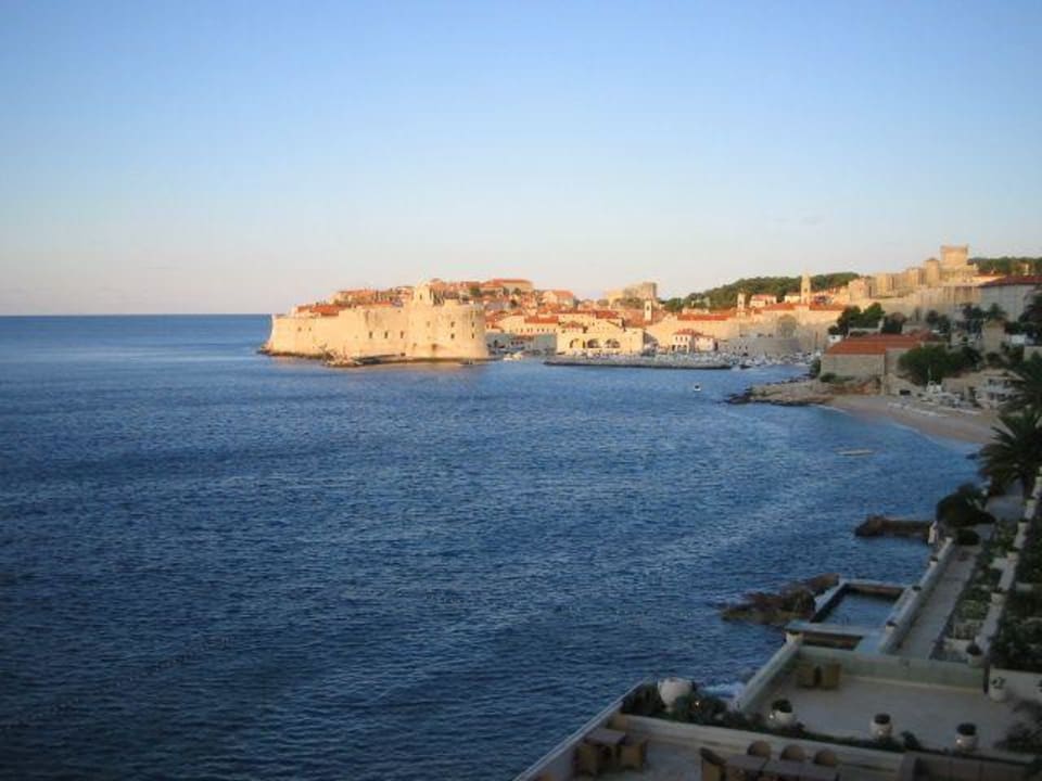 Blick aus dem Fenster Hotel Excelsior