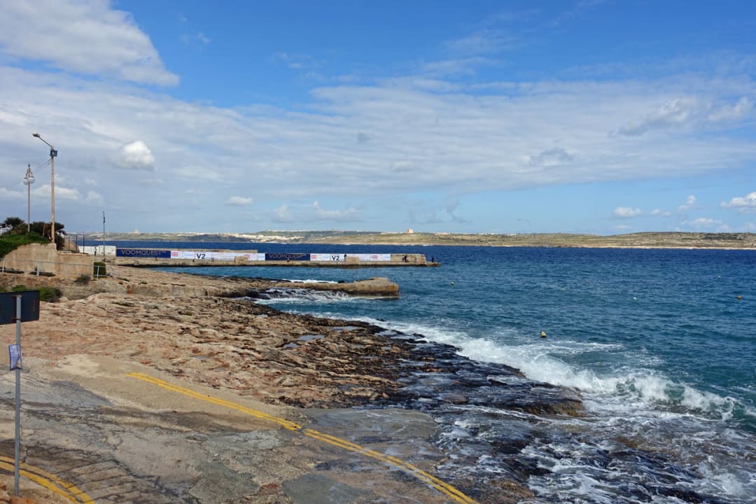 Blick auf das Meer und den Hotelanleger Riviera Spa Resort - Adults Only