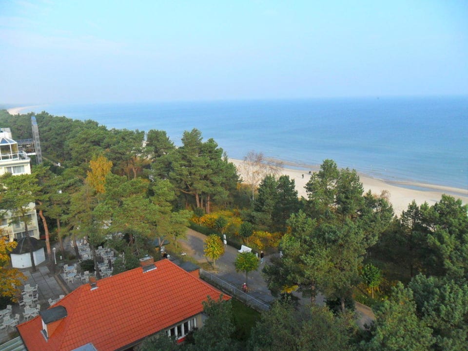 Blick von der Dachterrasse Arkona Strandhotel