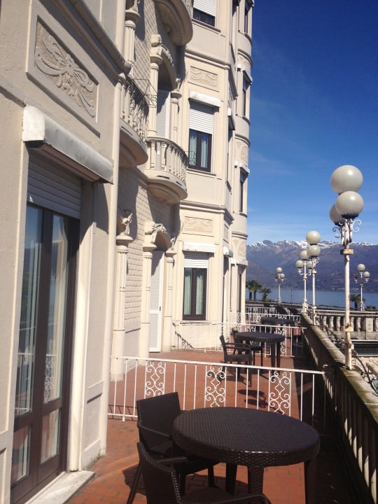 Die Balkons im 2. Stock (sehr groß) Hotel Regina Palace