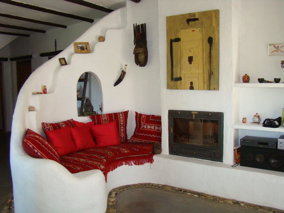 Sitzecke im Wohnzimmer Finca la Isla