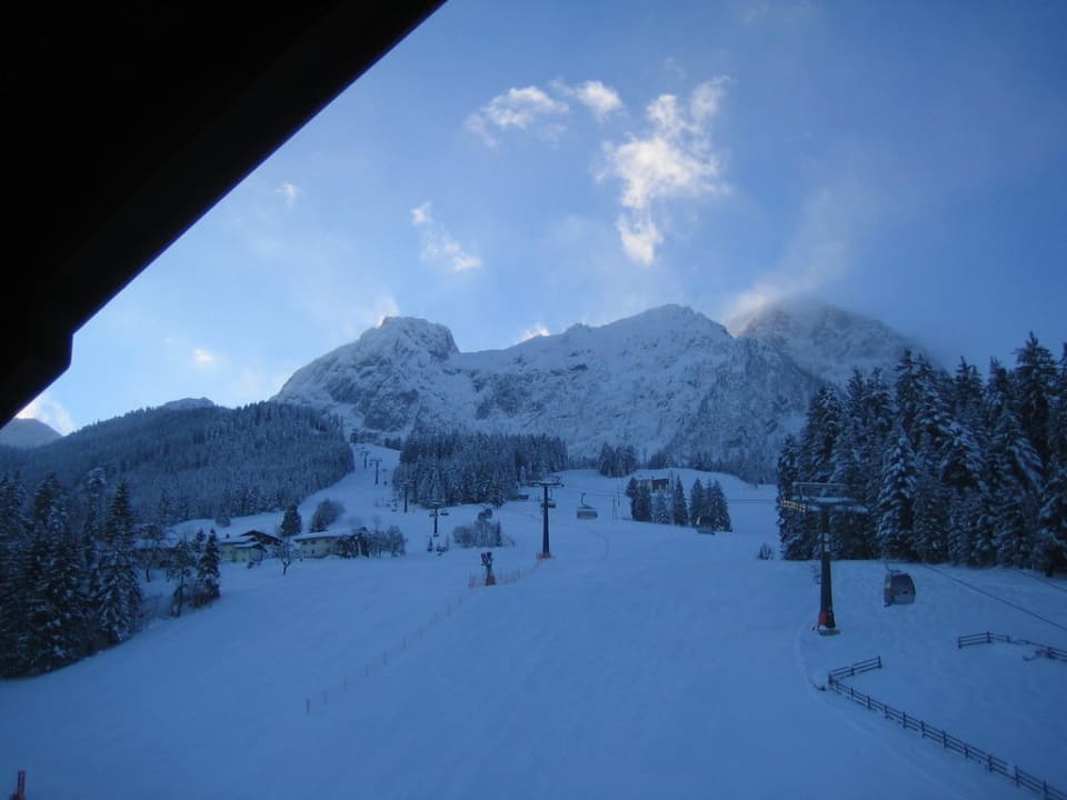 Morgens 8.00 Uhr vom Zimmer Gasthaus Landhotel Traunstein