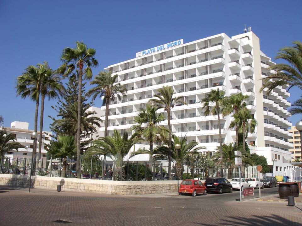 Hotel Ansicht vom Strand CM Playa del Moro