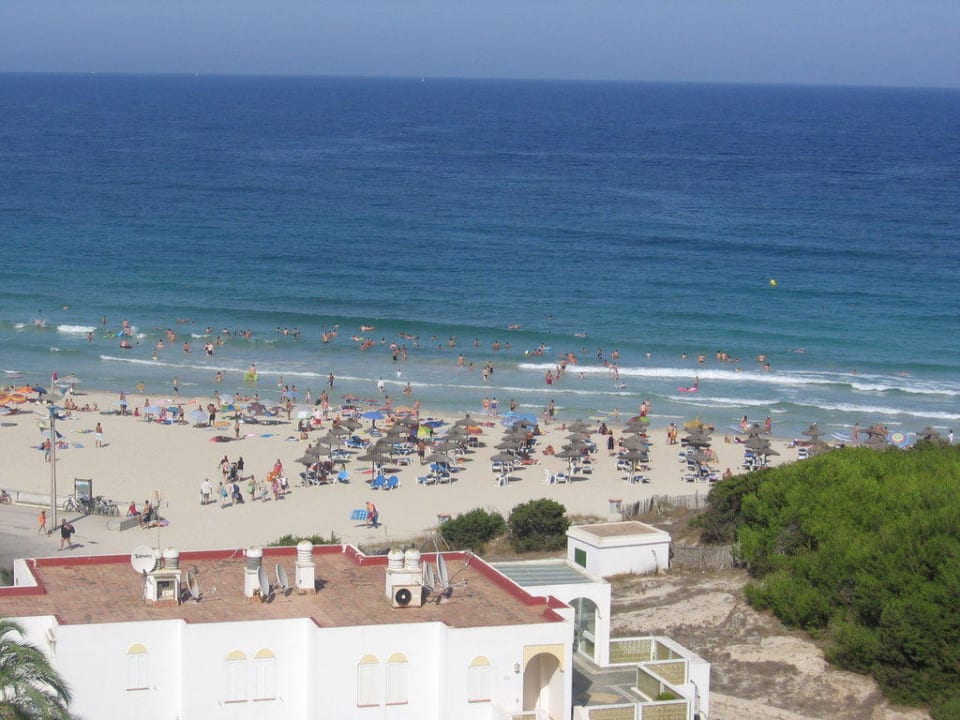Blick zum Strand Hipotels Bahia Grande