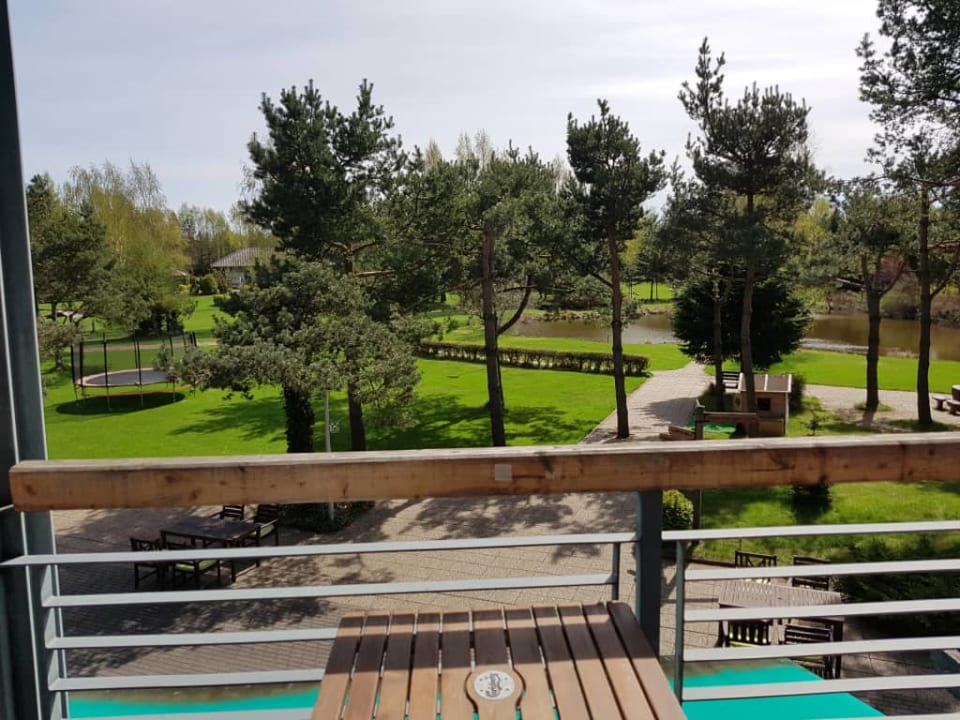 Widok na ogród Hotel Kozi Gród