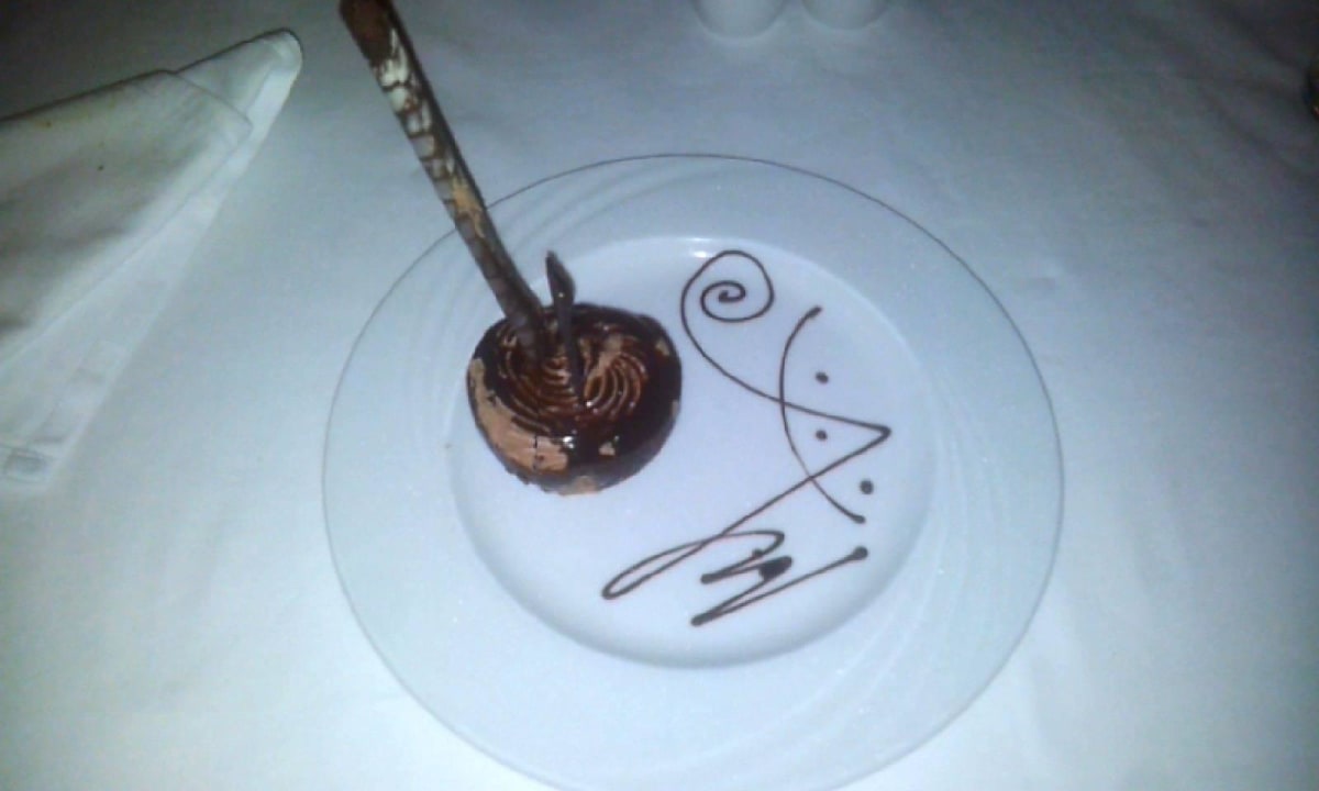 Dessert im a la Cart Restaurant Three Corners Equinox Beach Resort