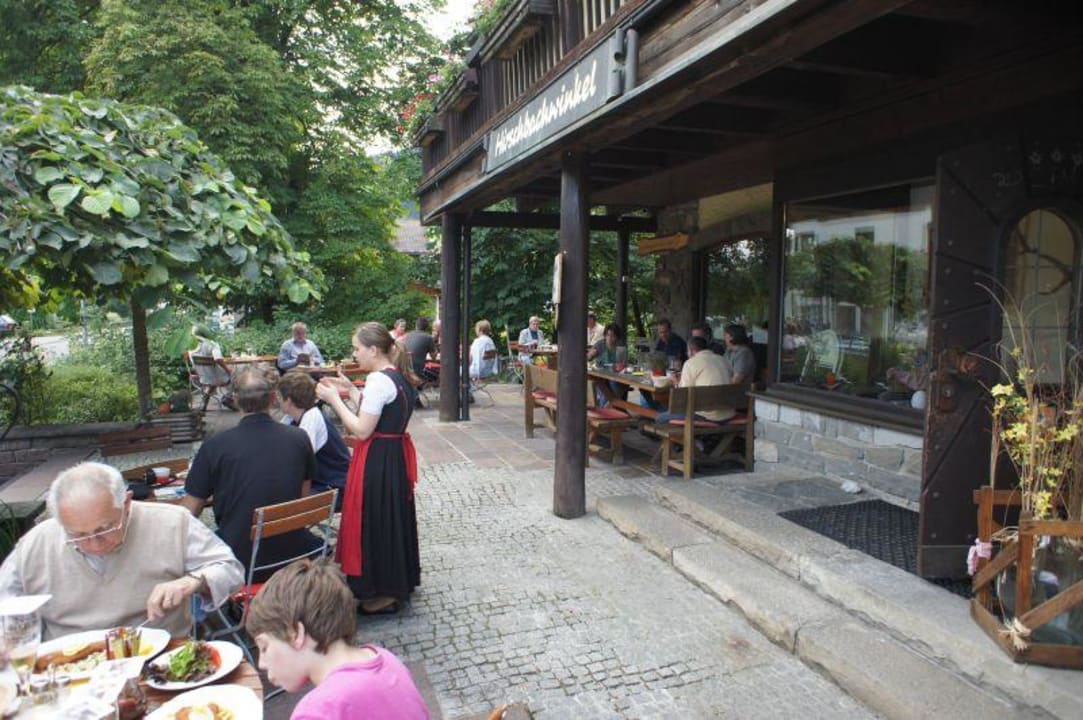 Terrasse Pension Hirschbachwinkel