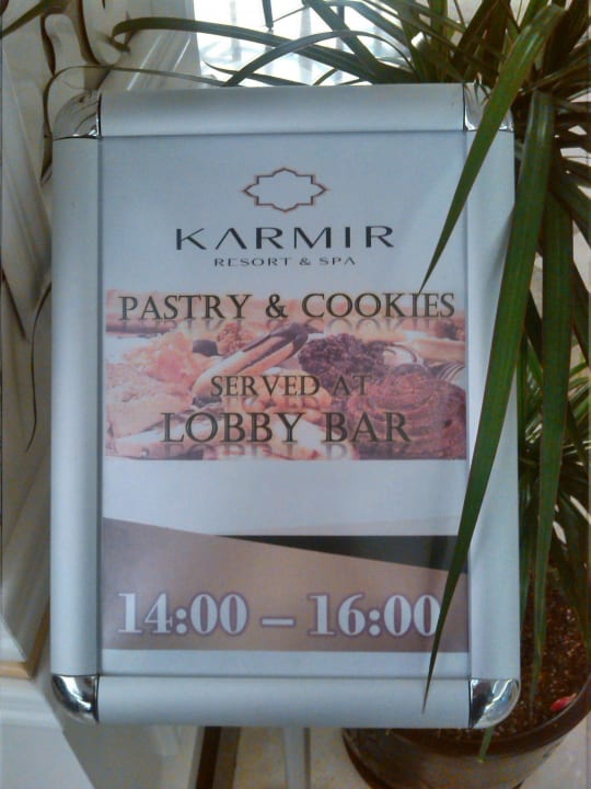 Lobby Bar. Patisserie bis sommer saison geschlosen Karmir Resort & Spa
