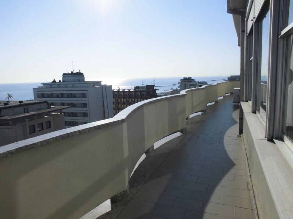 Blick vom Frühstückssaal Hotel Metropol