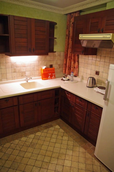 Küche im Apartment Hotel Yetkin