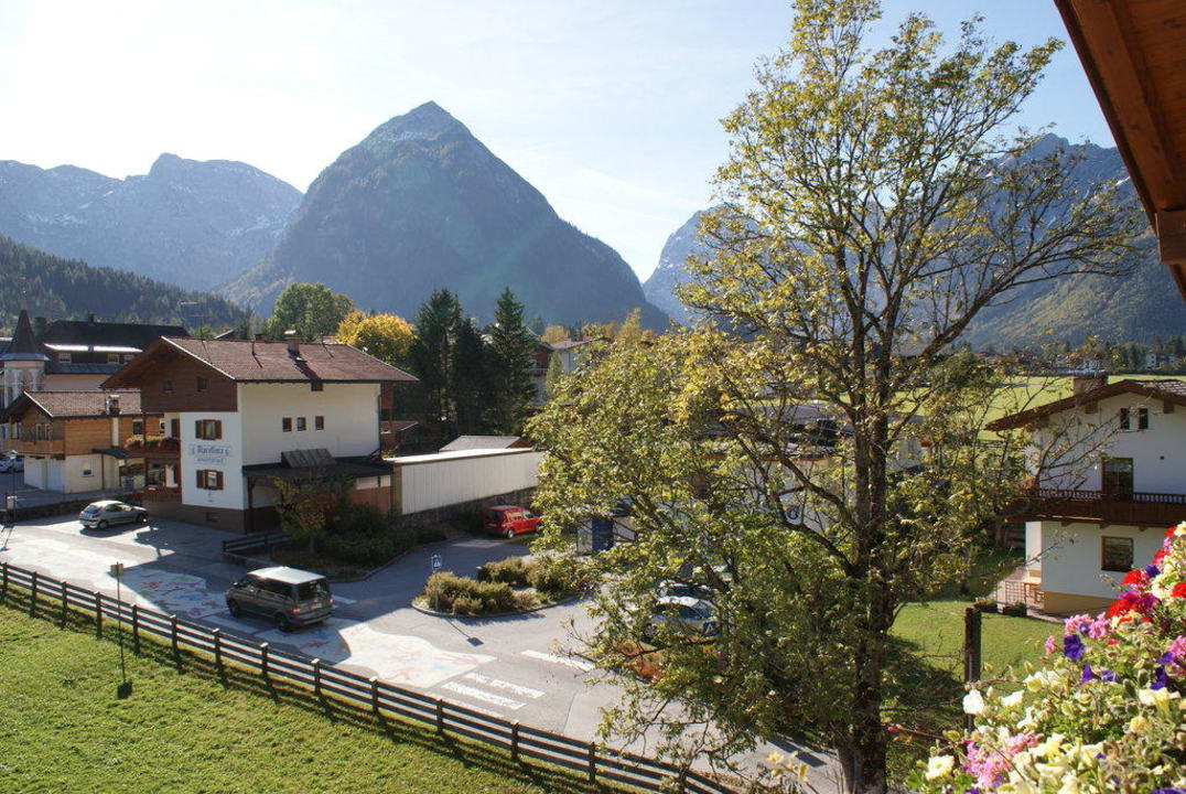 Blick vom Balkon Zimmer 307 Verwöhnhotel Kristall