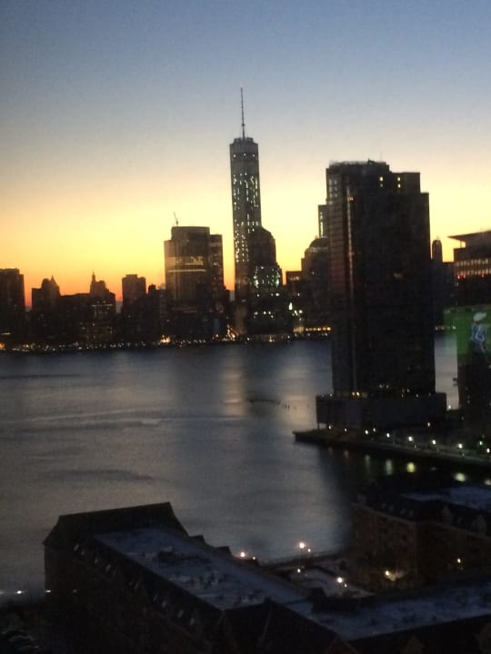 Blick aus dem Fenster Hotel The Westin Jersey City Newport